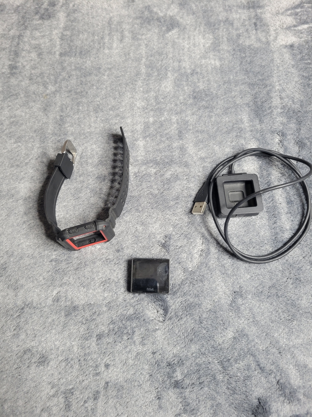 Fitbit Blaze Watch/ Activity Tracker And Charger W/ New Battery Installed